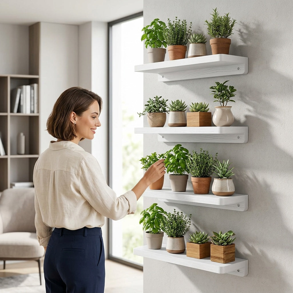Floating Wall Shelves Set