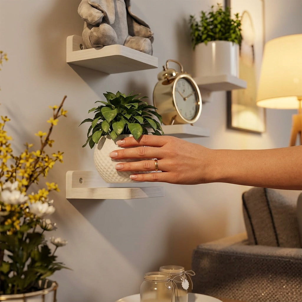 Floating Wall Shelves Set