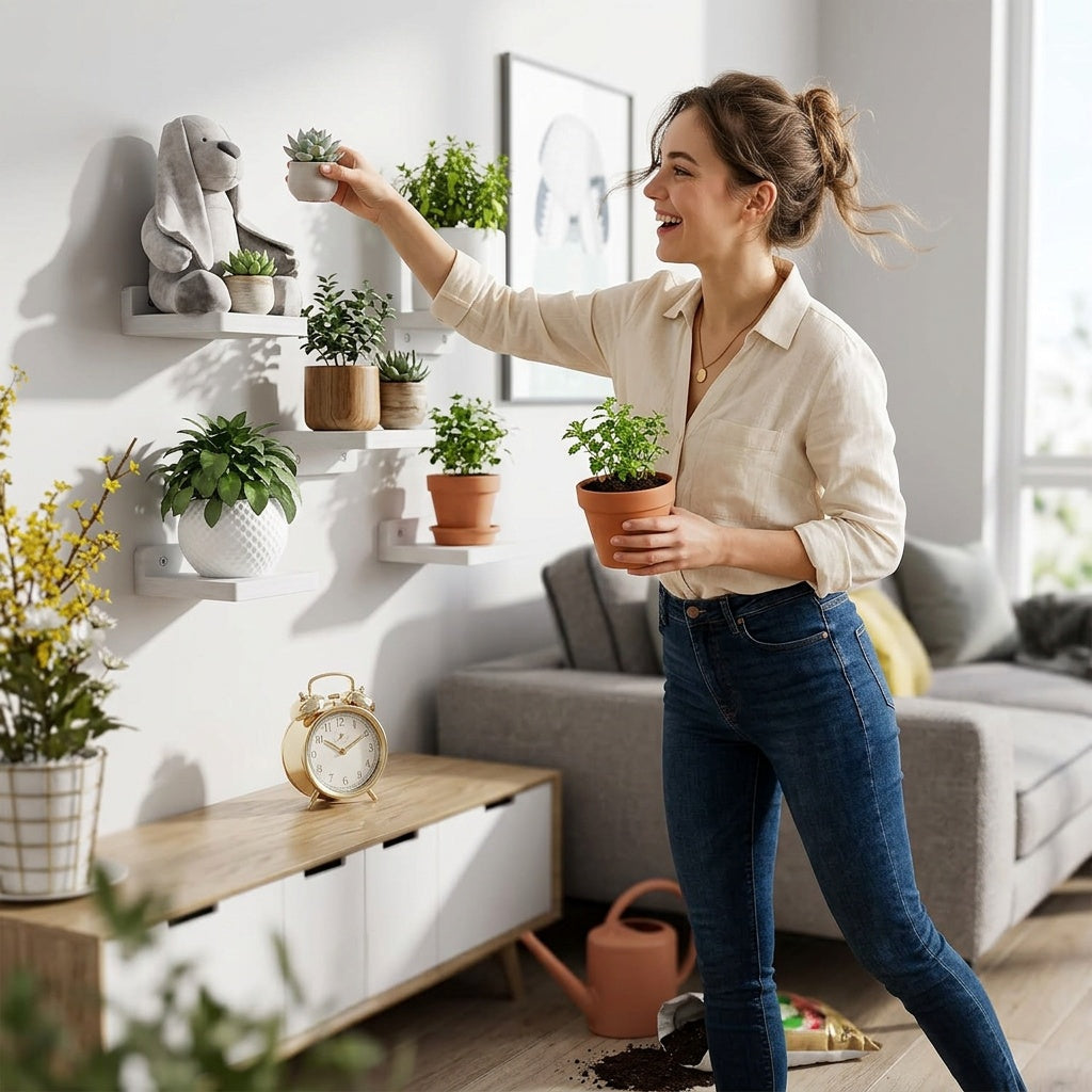 Floating Wall Shelves Set